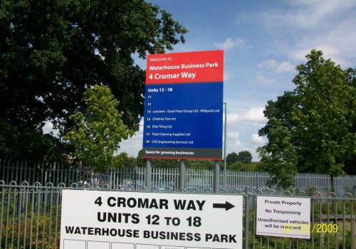 Business Park Wayfinding Sign