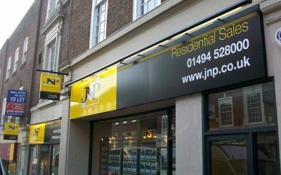 Down-lit Estate Agent Fascia Signs