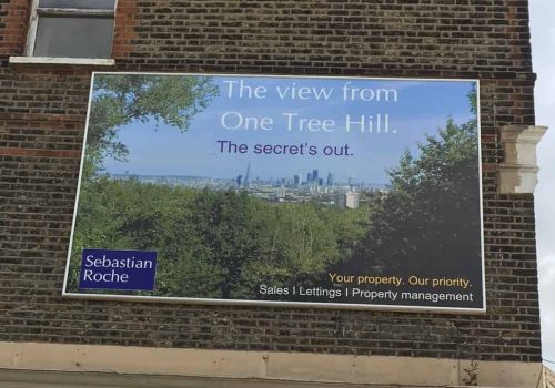 A Large format poster printed for advertising use.