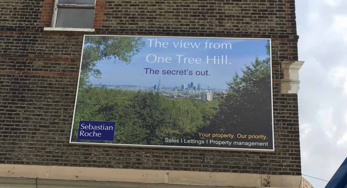 A Large format poster printed for advertising use.