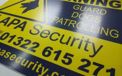 Guard Dogs Patrol Sign