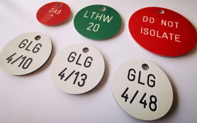Red & Green valve tags