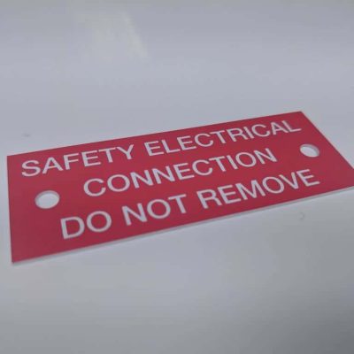 Rigid Electrical Label
