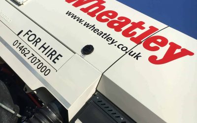 Wheatley Vehicle Wrap Road Sweeper