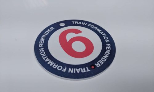 rigid label 6 A Circle Rigid Label